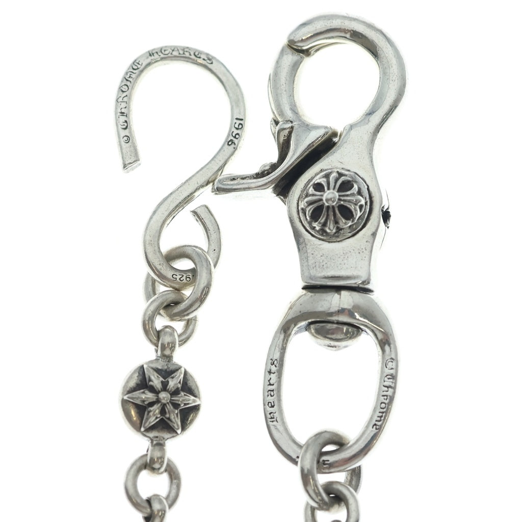 CHROME HEARTS(クロムハーツ) 2MULTIBALL LONG-S 1クリップロング#2マルチボール シルバーウォレットチェーン