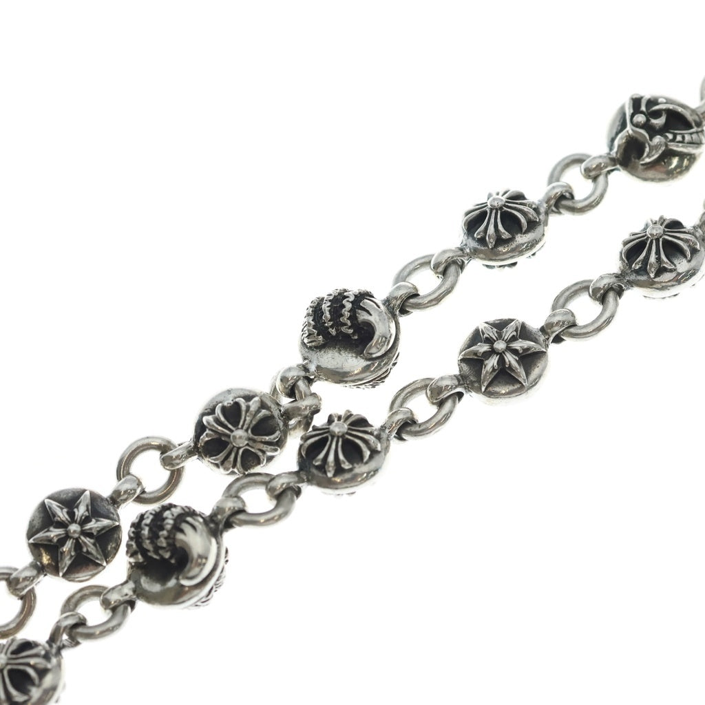 CHROME HEARTS(クロムハーツ) 2MULTIBALL LONG-S 1クリップロング#2マルチボール シルバーウォレットチェーン