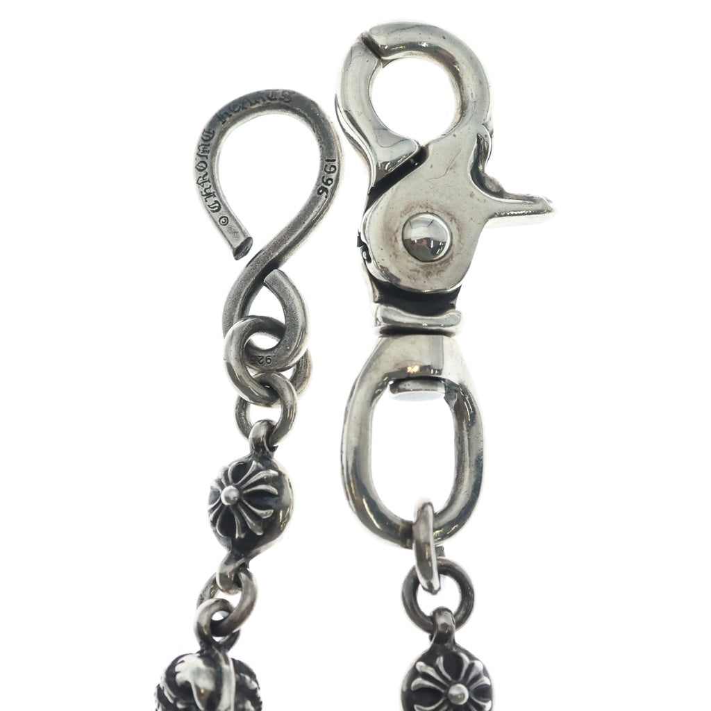 CHROME HEARTS(クロムハーツ) 2MULTIBALL SHORT-S 1クリップショート #2マルチボール ウォレットチェーン シルバー