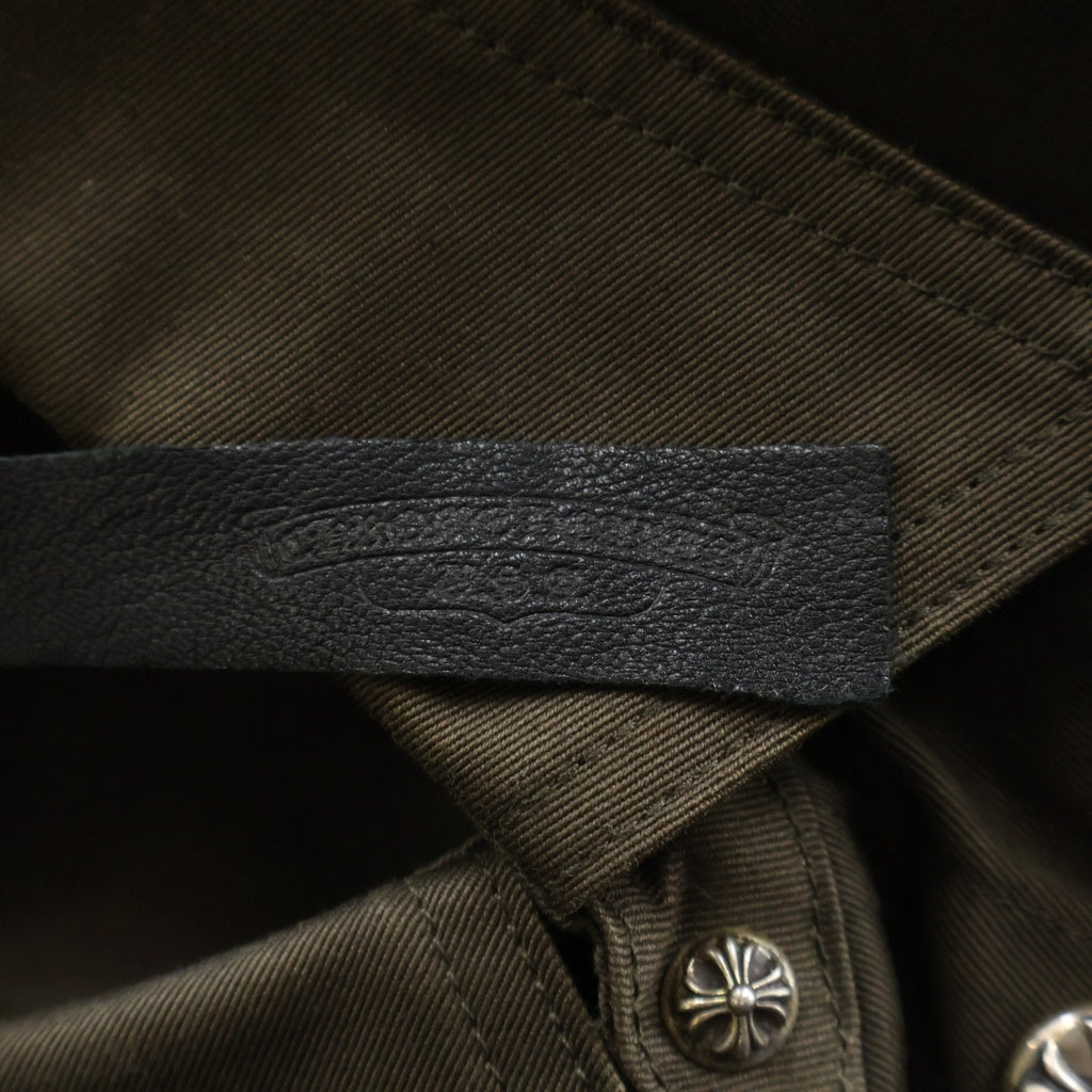 CHROME HEARTS(クロムハーツ) WORK DOG クロスボールボタン クロスパッチ付ジャケット ブラウン/オレンジ/カモフラージュ