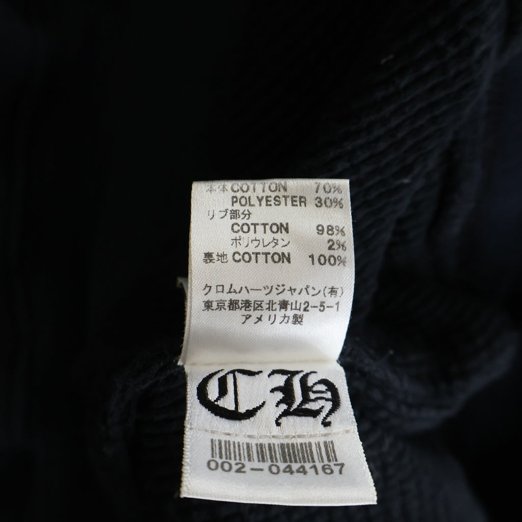 CHROME HEARTS(クロムハーツ) OLD FOTI オールド 裏地サーマル フォティ プリント ダガージップ ジップアップパーカー ブラック