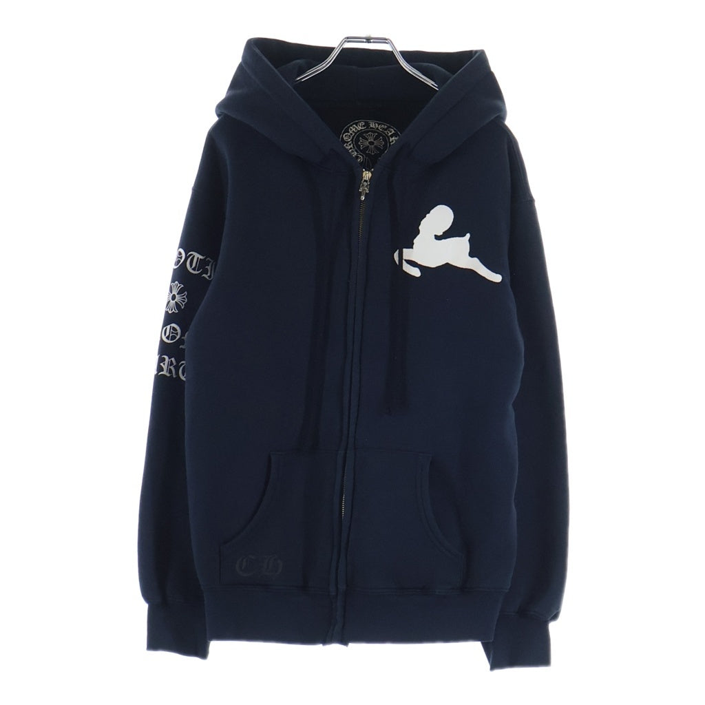CHROME HEARTS(クロムハーツ) OLD FOTI オールド 裏地サーマル フォティ プリント ダガージップ ジップアップパーカー ブラック