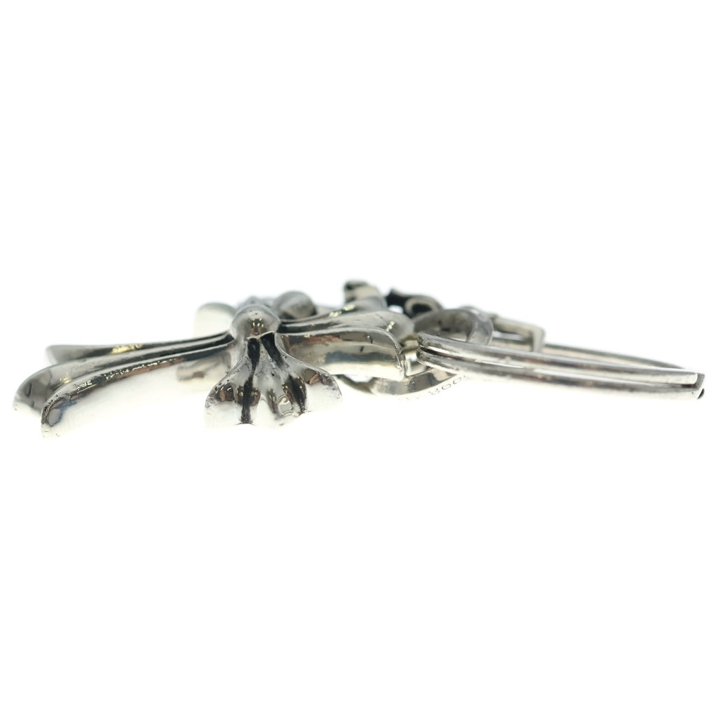 CHROME HEARTS(クロムハーツ) CH CRS SML&No5 DGGR スモールCHクロス#5ダガーキーリング シルバーキーリング