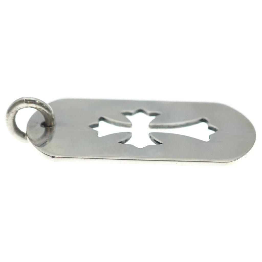 CHROME HEARTS(クロムハーツ) D TAG LRG CO CRS カットアウトクロスドッグタグ ラージ ペンダントトップ シルバー BCA239