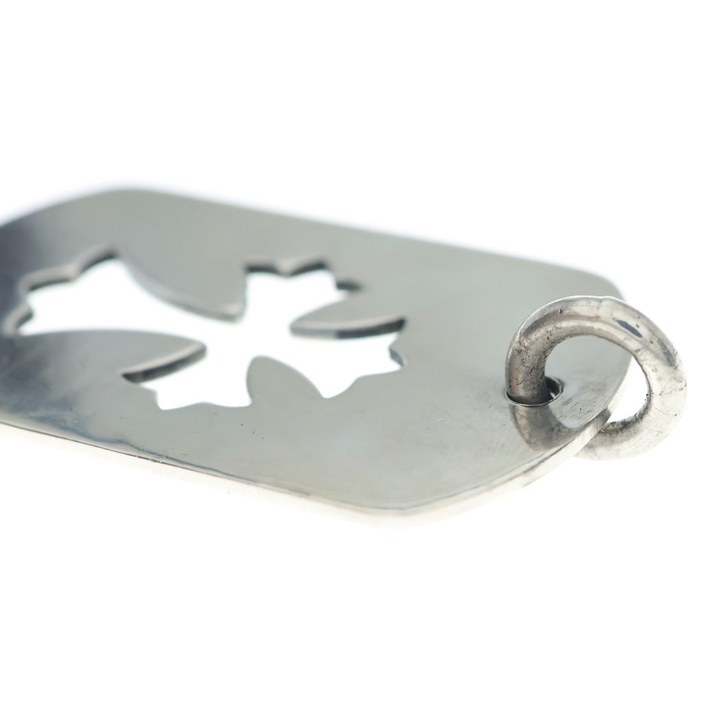 CHROME HEARTS(クロムハーツ) D TAG LRG CO CRS カットアウトクロスドッグタグ ラージ ペンダントトップ シルバー BCA239