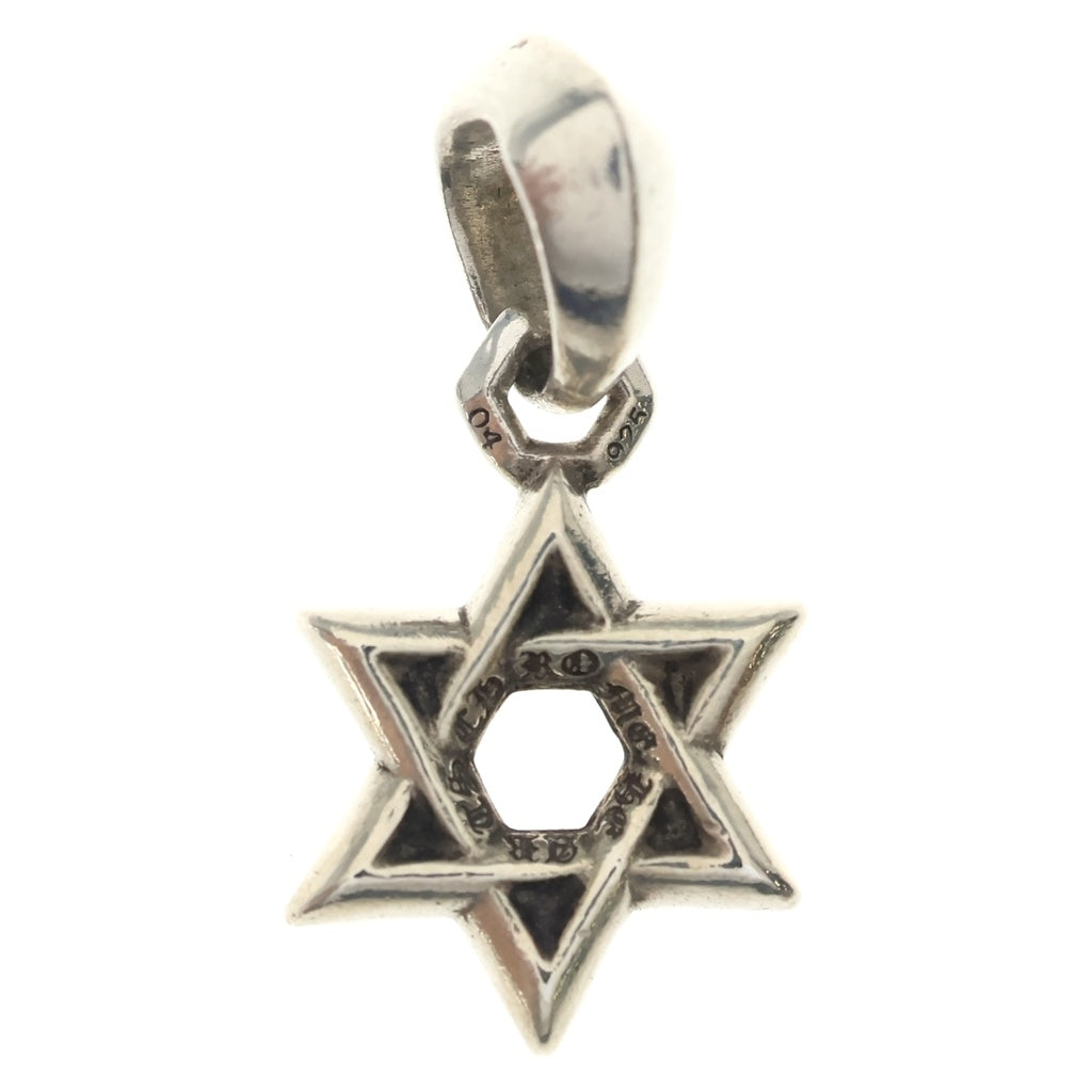 CHROME HEARTS(クロムハーツ) STAR OF DAVID CHARM スターオブダビデチャーム シルバーネックレストップ レディース