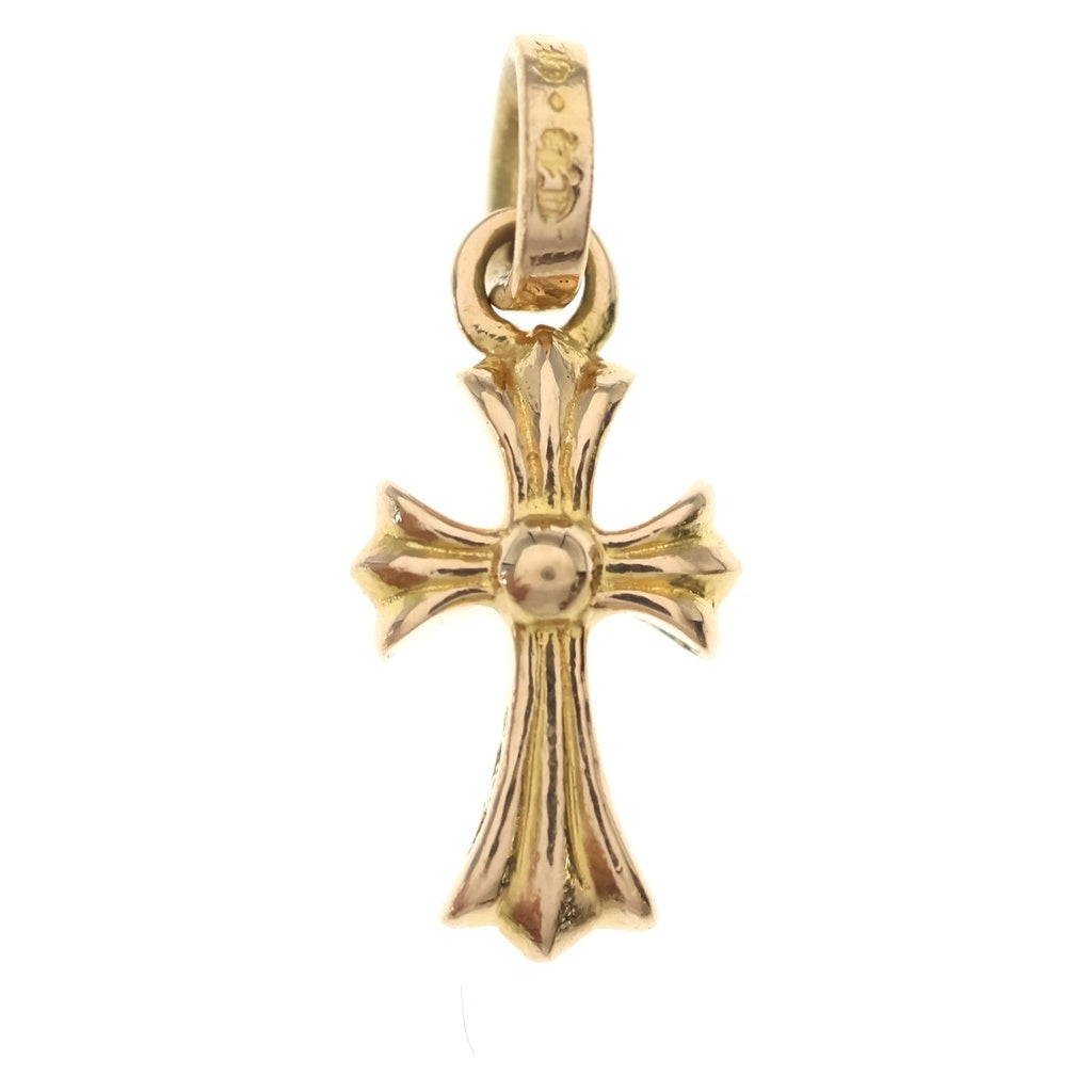 CHROME HEARTS(クロムハーツ) 22K CRS BBYFAT P/DIA ベイビーファットクロス PAVEダイヤ ペンダントトップ ゴールド BCA035