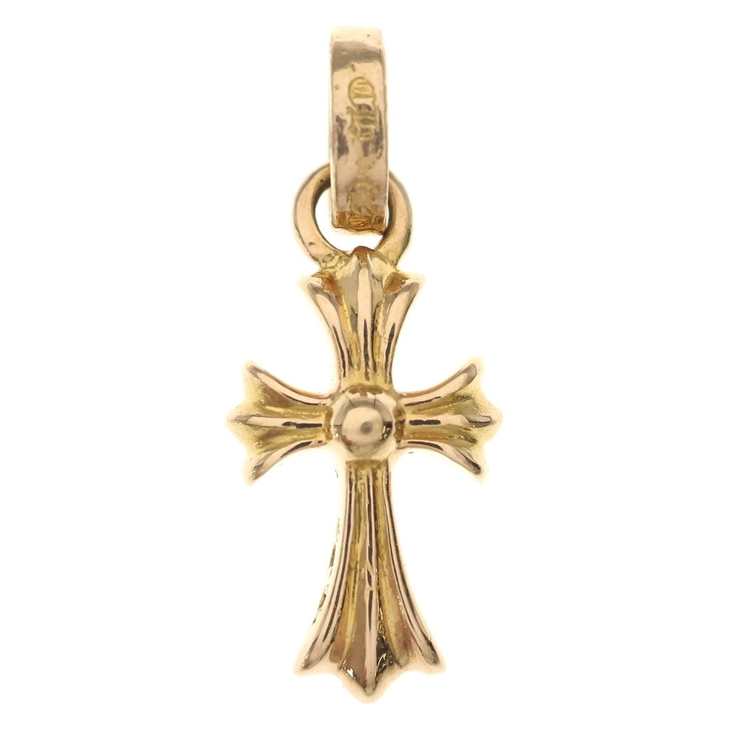 CHROME HEARTS(クロムハーツ) 22K CRS BBYFAT P/DIA ベイビーファットクロス PAVEダイヤ ペンダントトップ ゴールド BCA035