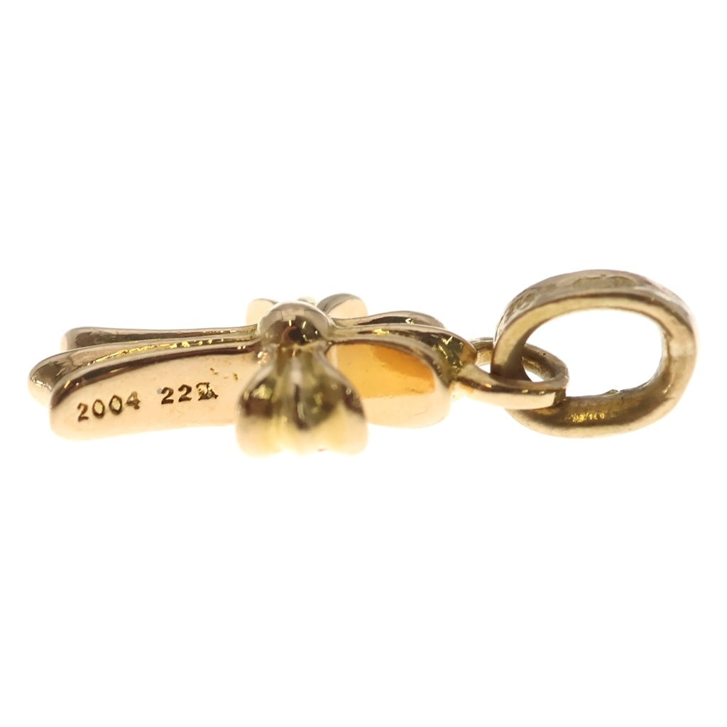 CHROME HEARTS(クロムハーツ) 22K CRS BBYFAT P/DIA ベイビーファットクロス PAVEダイヤ ペンダントトップ ゴールド BCA035