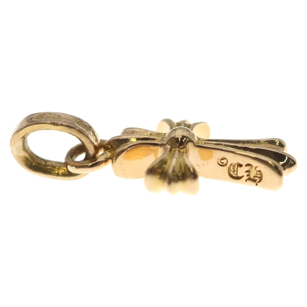 CHROME HEARTS(クロムハーツ) 22K CRS BBYFAT P/DIA ベイビーファットクロス PAVEダイヤ ペンダントトップ ゴールド BCA035