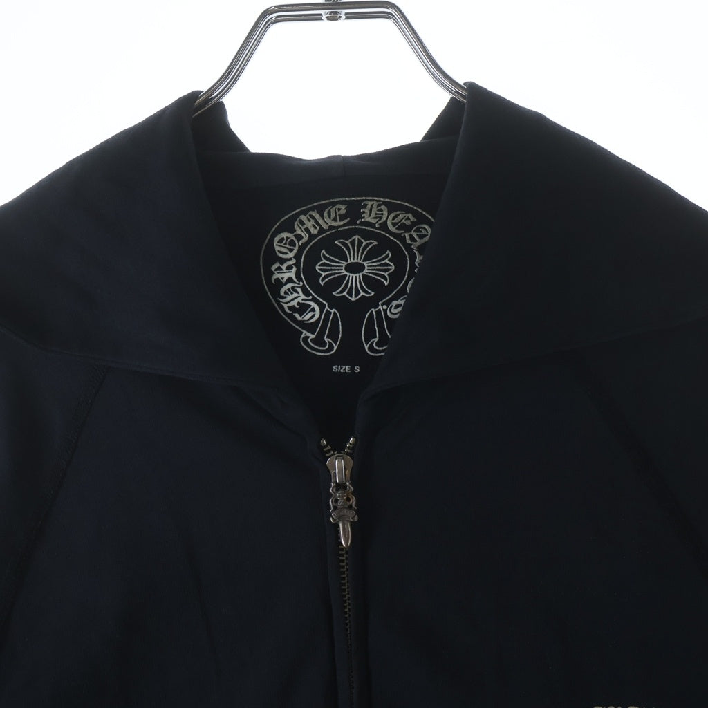 CHROME HEARTS(クロムハーツ) CH Plus Print Zip Up Hoodie バック CHプラス プリント ジップパーカー ブラック