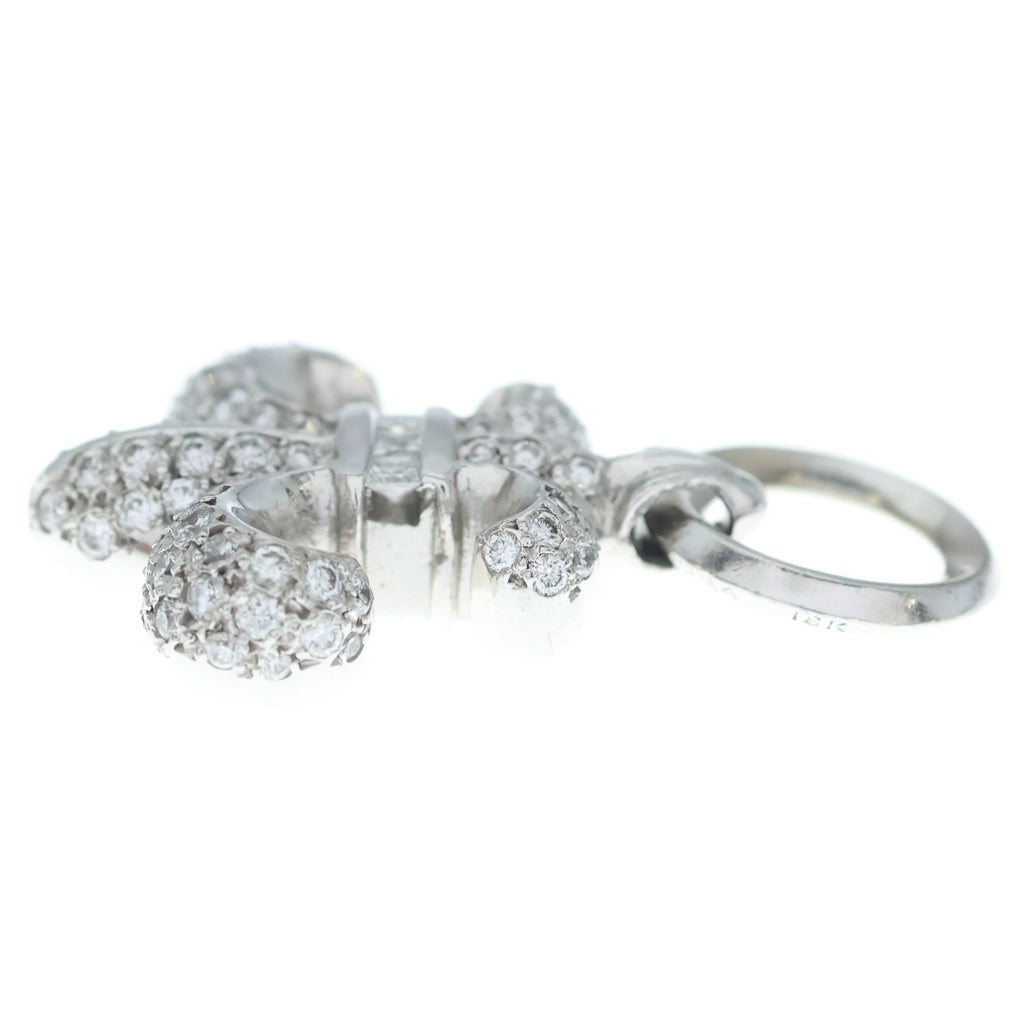 CHROME HEARTS(クロムハーツ) 18KWG BS FLUER P/DIA BSフレア PAVEダイヤ ホワイトゴールドペンダントトップ