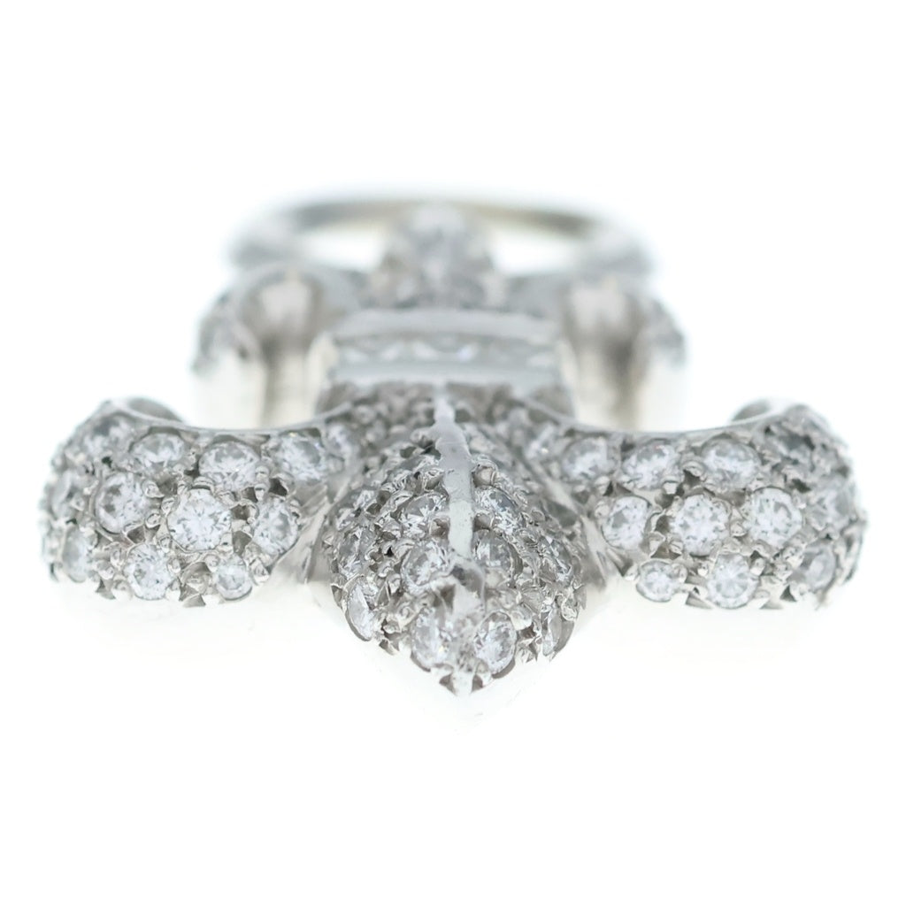 CHROME HEARTS(クロムハーツ) 18KWG BS FLUER P/DIA BSフレア PAVEダイヤ ホワイトゴールドペンダントトップ