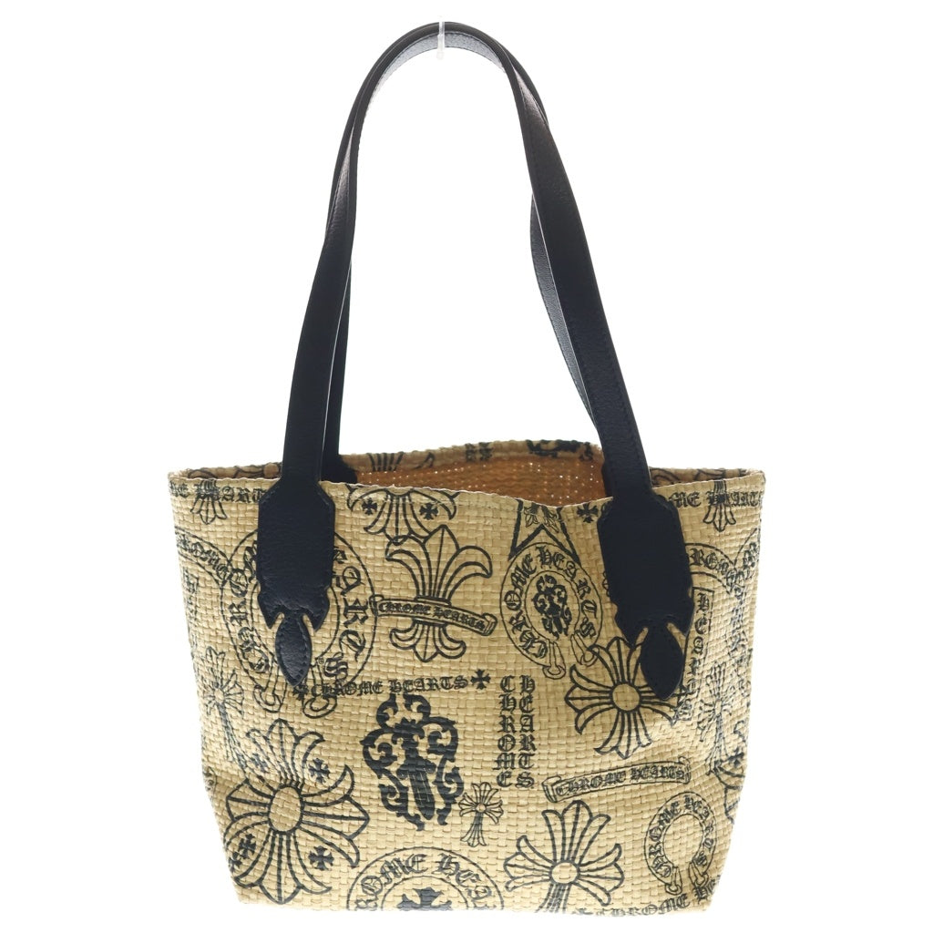 CHROME HEARTS(クロムハーツ) SMALL BEACHES BAG レザー切替ビーチトートバッグ スモール