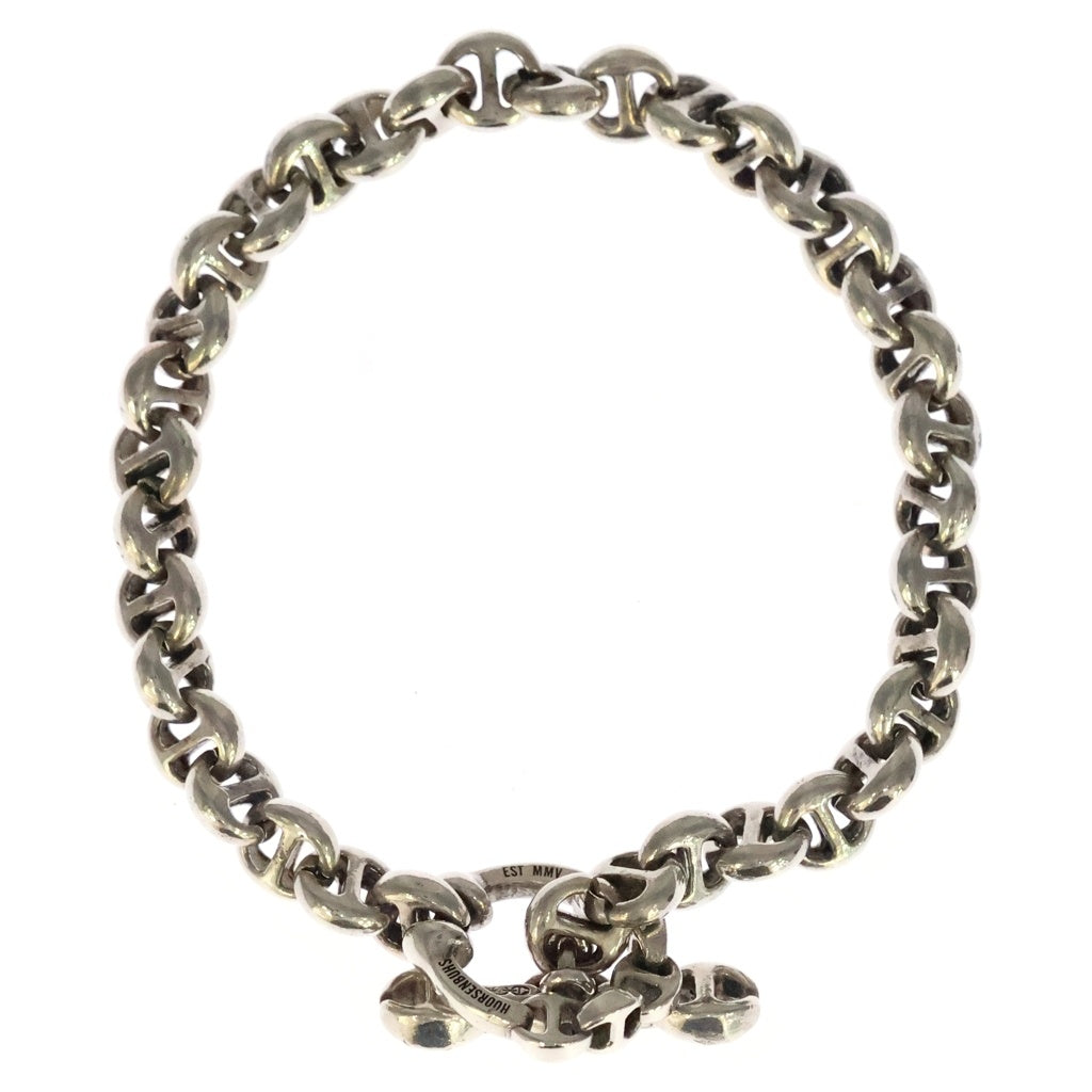 HOORSENBUHS(ホーセンブース) 5MM OPEN-LINK BRACELET ダイヤ入り ブレスレット シルバー