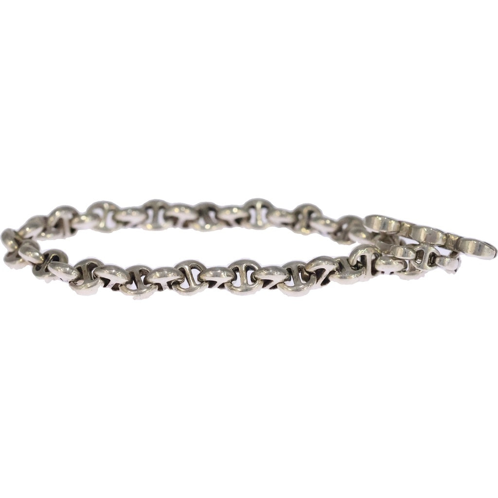 HOORSENBUHS(ホーセンブース) 5MM OPEN-LINK BRACELET ダイヤ入り ブレスレット シルバー