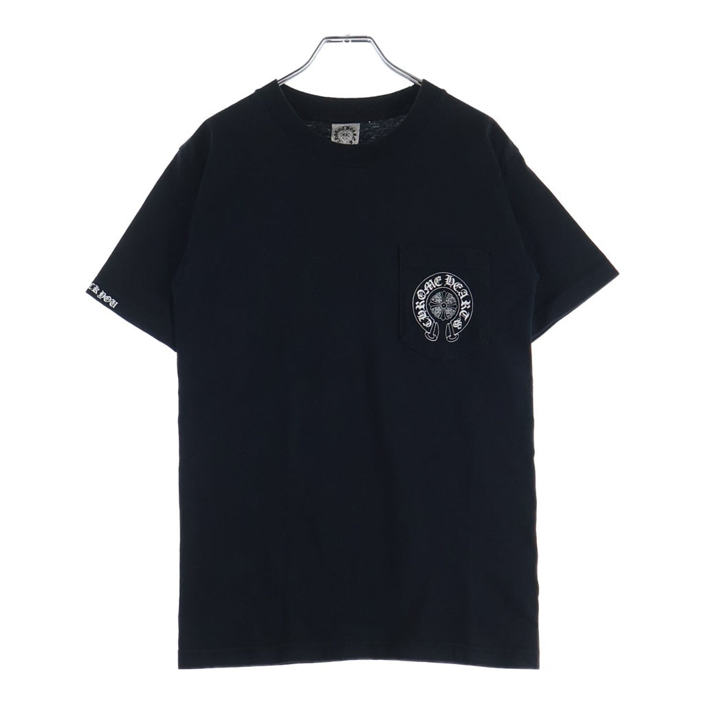 CHROME HEARTS(クロムハーツ) OLD S/S TEE セメタリーバックプリント クルーネック 半袖Tシャツ ブラック
