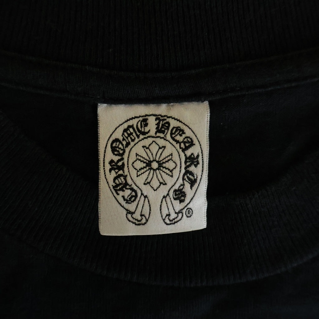 CHROME HEARTS(クロムハーツ) OLD S/S TEE セメタリーバックプリント クルーネック 半袖Tシャツ ブラック