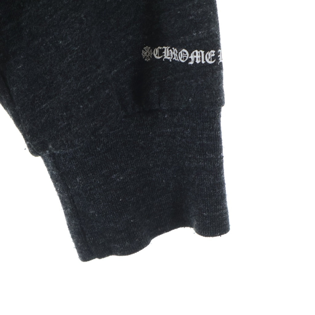 CHROME HEARTS(クロムハーツ) AMERICAN FLAG TRIPLE CROSS SWTSHRT HD ZIP アメリカンフラッグトリプルクロス ジップパーカー ブラック