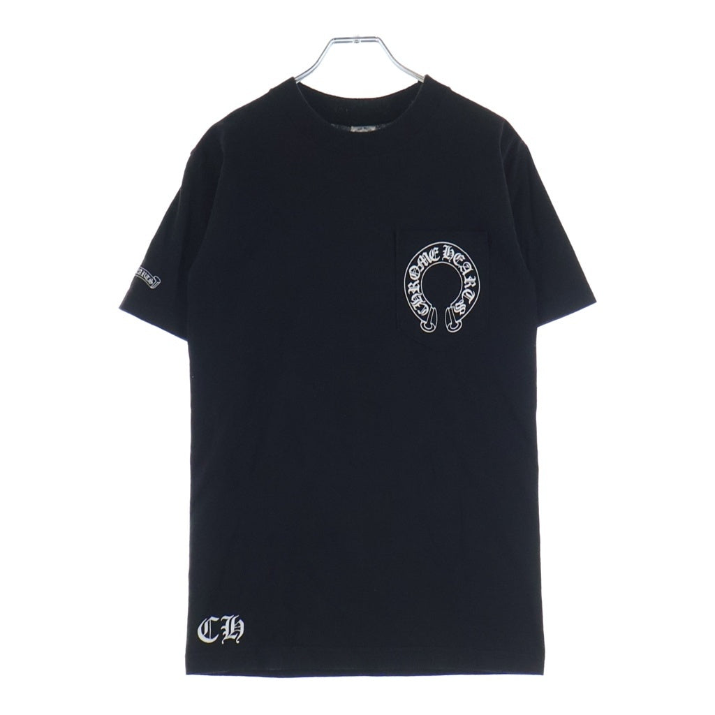 CHROME HEARTS(クロムハーツ) OLD CHプラスプリント 半袖Tシャツ カットソー ブラック