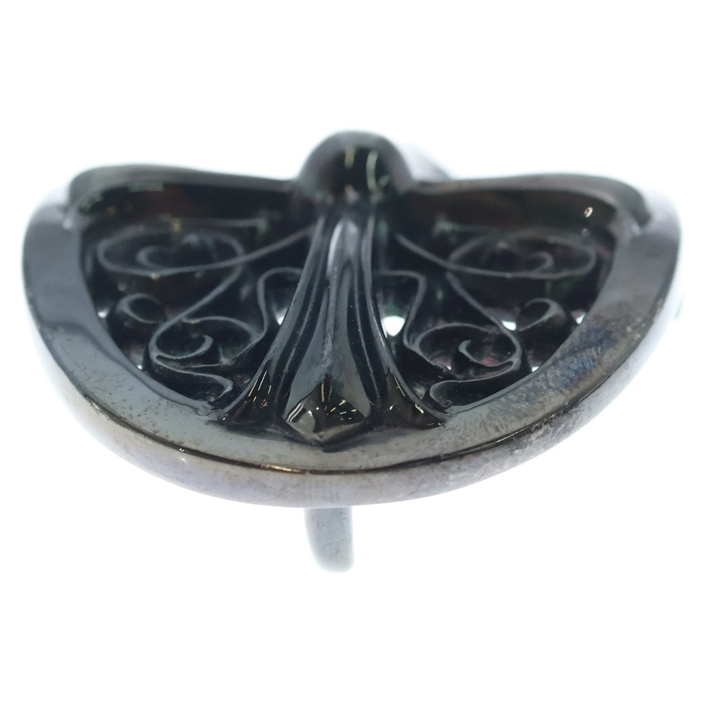 CHROME HEARTS(クロムハーツ) OVAL CROSS 1.5クラシックオーバルクロスバックル ブラックロジウム加工 シルバー