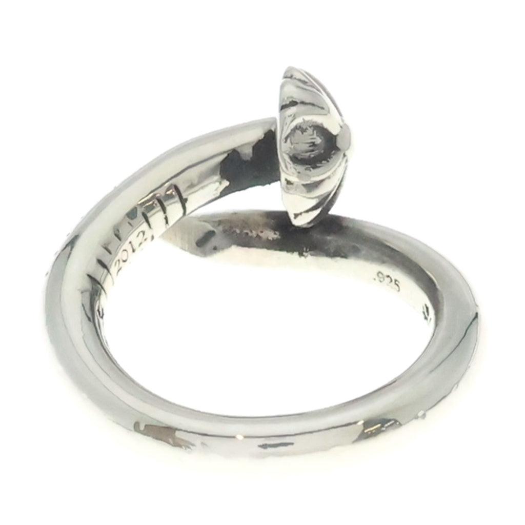 CHROME HEARTS(クロムハーツ) NAIL CRSBALL ネイル クロスボール リング シルバー BCA349 レディース
