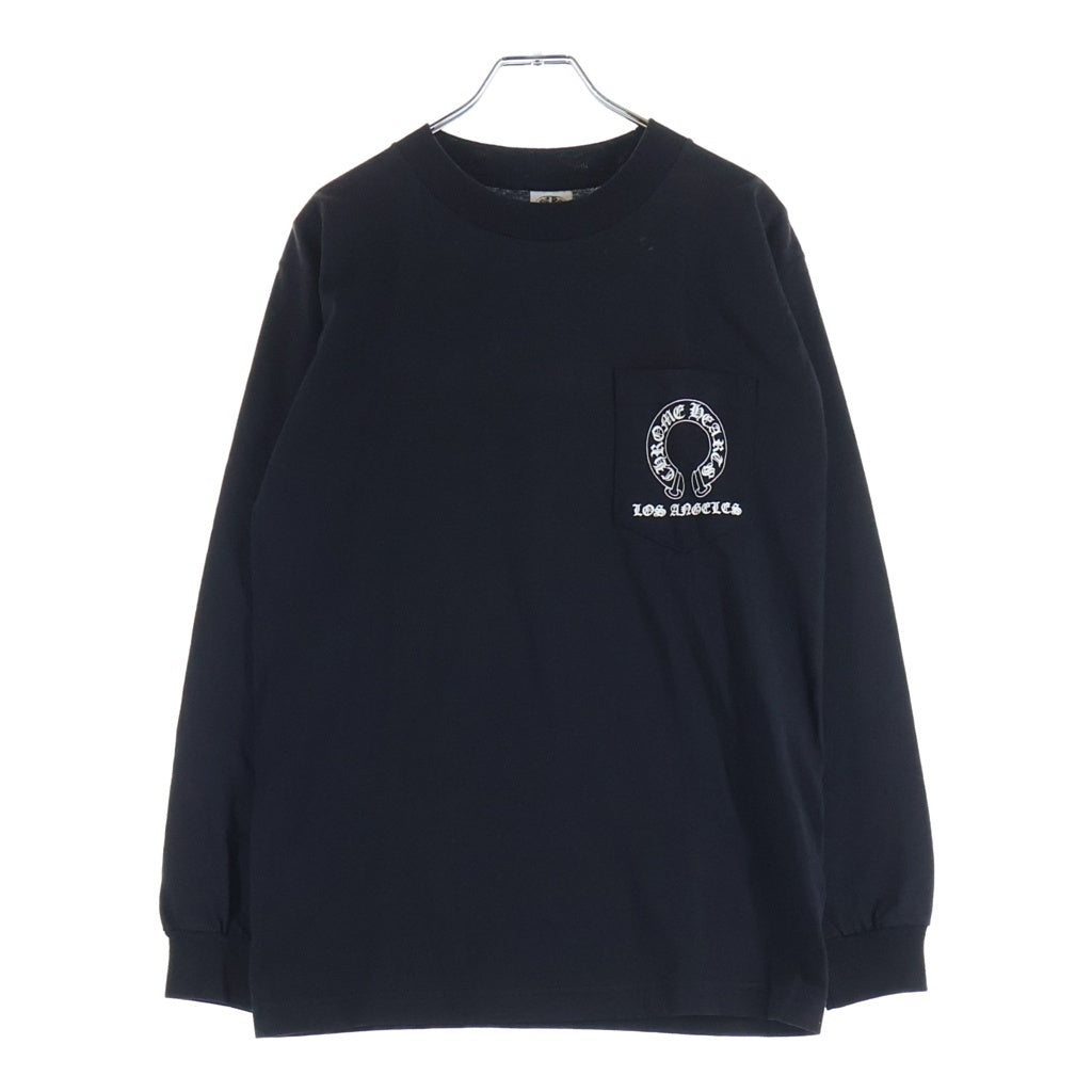 CHROME HEARTS(クロムハーツ) OLD S/S Las Vegas T BAR オールド バックTバープリント 長袖Tシャツカットソー ブラック