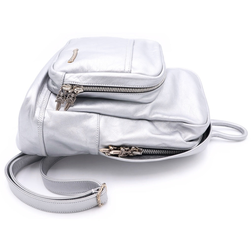 CHROME HEARTS(クロムハーツ) 7TH GRADE MINI レザー バックパック シルバー