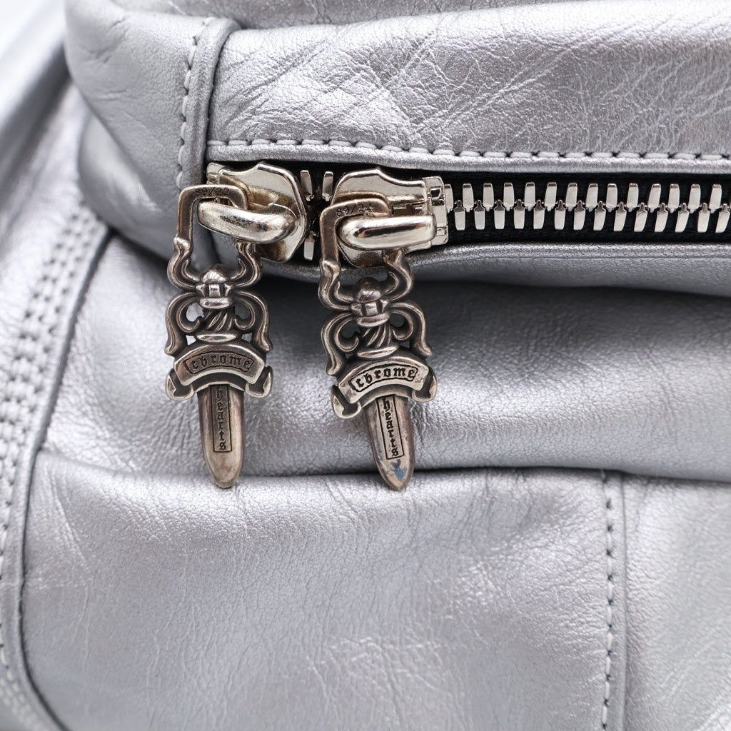 CHROME HEARTS(クロムハーツ) 7TH GRADE MINI レザー バックパック シルバー