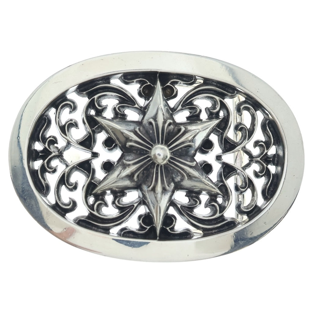 CHROME HEARTS(クロムハーツ) BUCKL OVAL STAR 1.5 1.5クラシックオーバルスター シルバーバックル