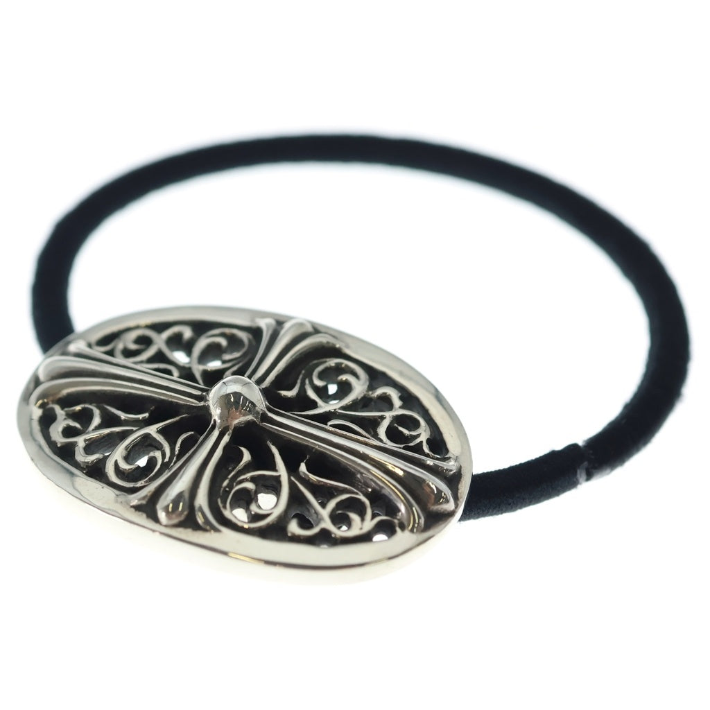 CHROME HEARTS(クロムハーツ) HAIRBAND TNY OVL クラシックオーバルヘアゴム シルバーコンチョ