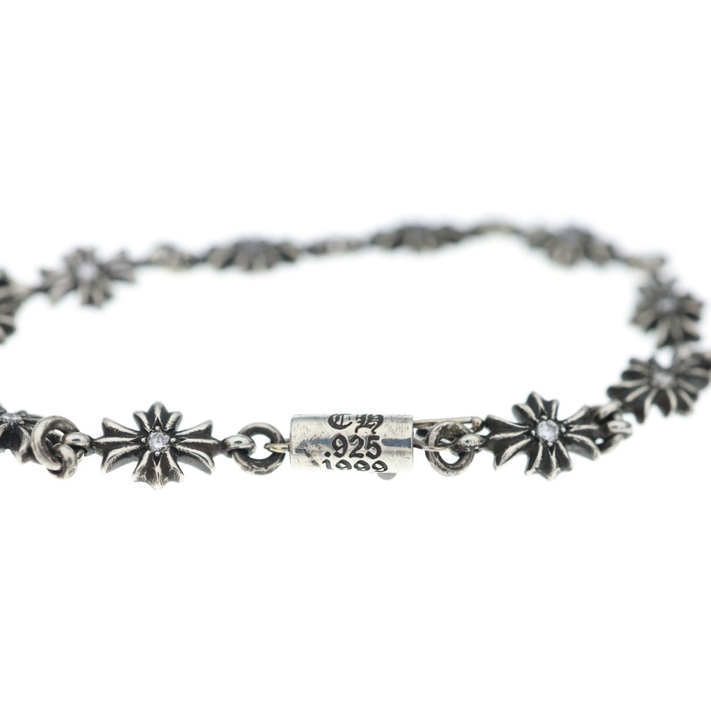 CHROME HEARTS(クロムハーツ) TNY E CH PLS P DIA タイニーECHプラス PAVEダイヤシルバーブレスレット