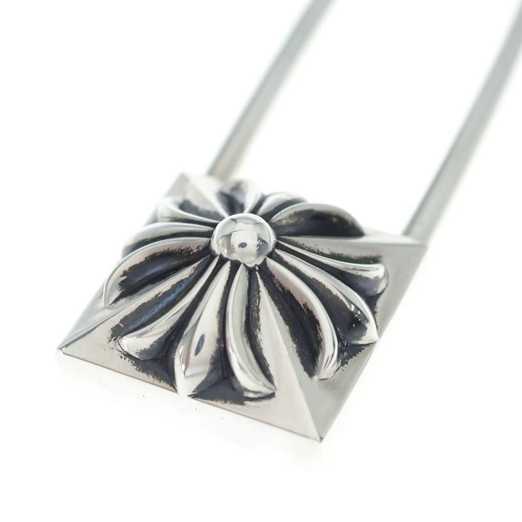 CHROME HEARTS(クロムハーツ) SAFETY PIN XL エクストララージセーフティピン シルバーネックレストップ