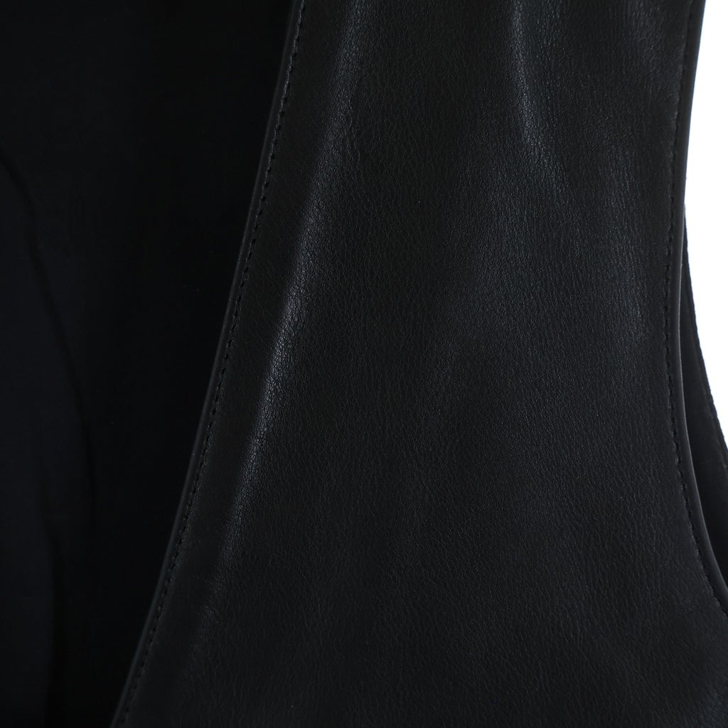 CHROME HEARTS(クロムハーツ) 6BTN ZIP FRNT VEST 6ボタンダガージップレザーベスト