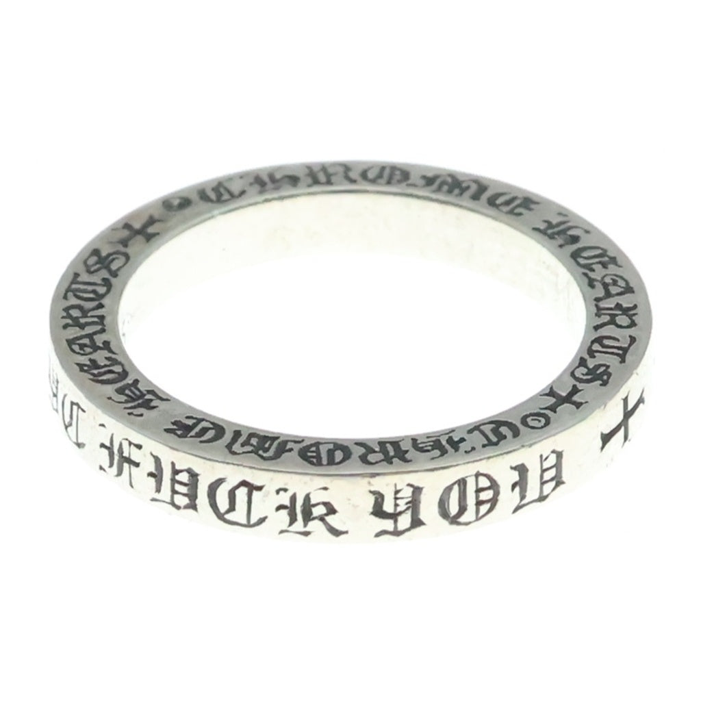 CHROME HEARTS(クロムハーツ) 3mm SPACER NYC FUCKYOU スペーサー ニューヨーク限定 ファックユー リング シルバーBCA333 -
