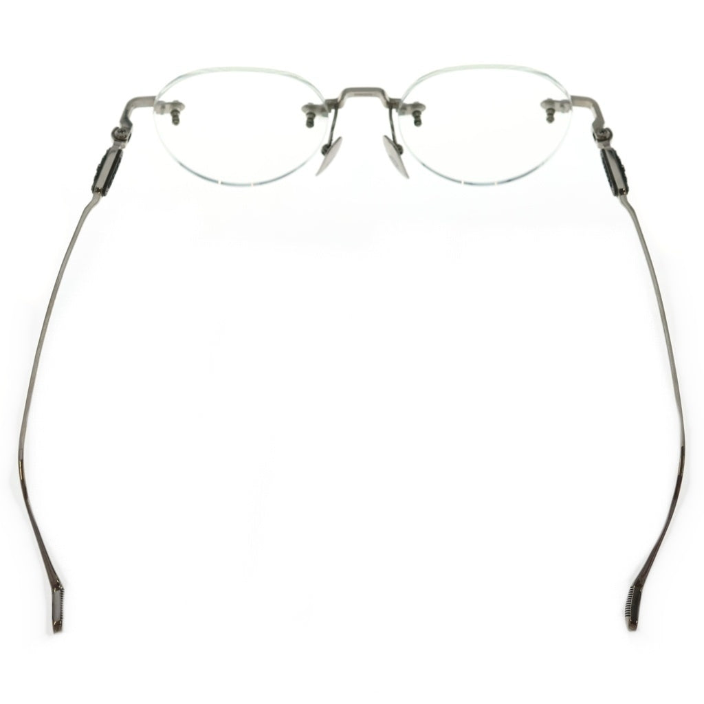 CHROME HEARTS(クロムハーツ) SOFFFFFFFFERSI サイドフローラルテンプルリムレスサングラス 眼鏡