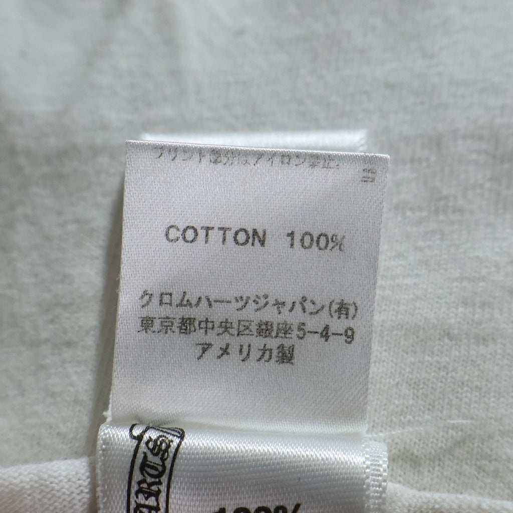 CHROME HEARTS(クロムハーツ) OLD Back Scroll Label Logo Tee バックスクロールラベルロゴ クルーネック半袖Tシャツカットソー ホワイト