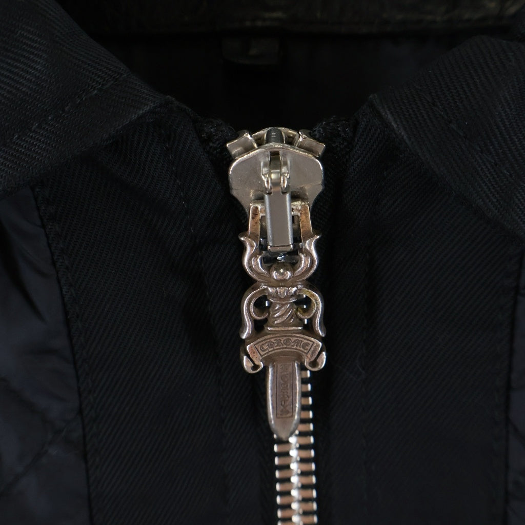 CHROME HEARTS(クロムハーツ) PPO MATTY BOYキルティングナイロンジャケット ブラック ‐