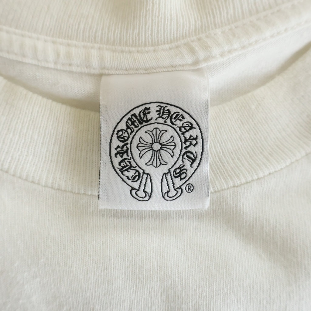 CHROME HEARTS(クロムハーツ) OLD T-BAR TEE オールド Tバープリント 半袖Tシャツカットソー ホワイト