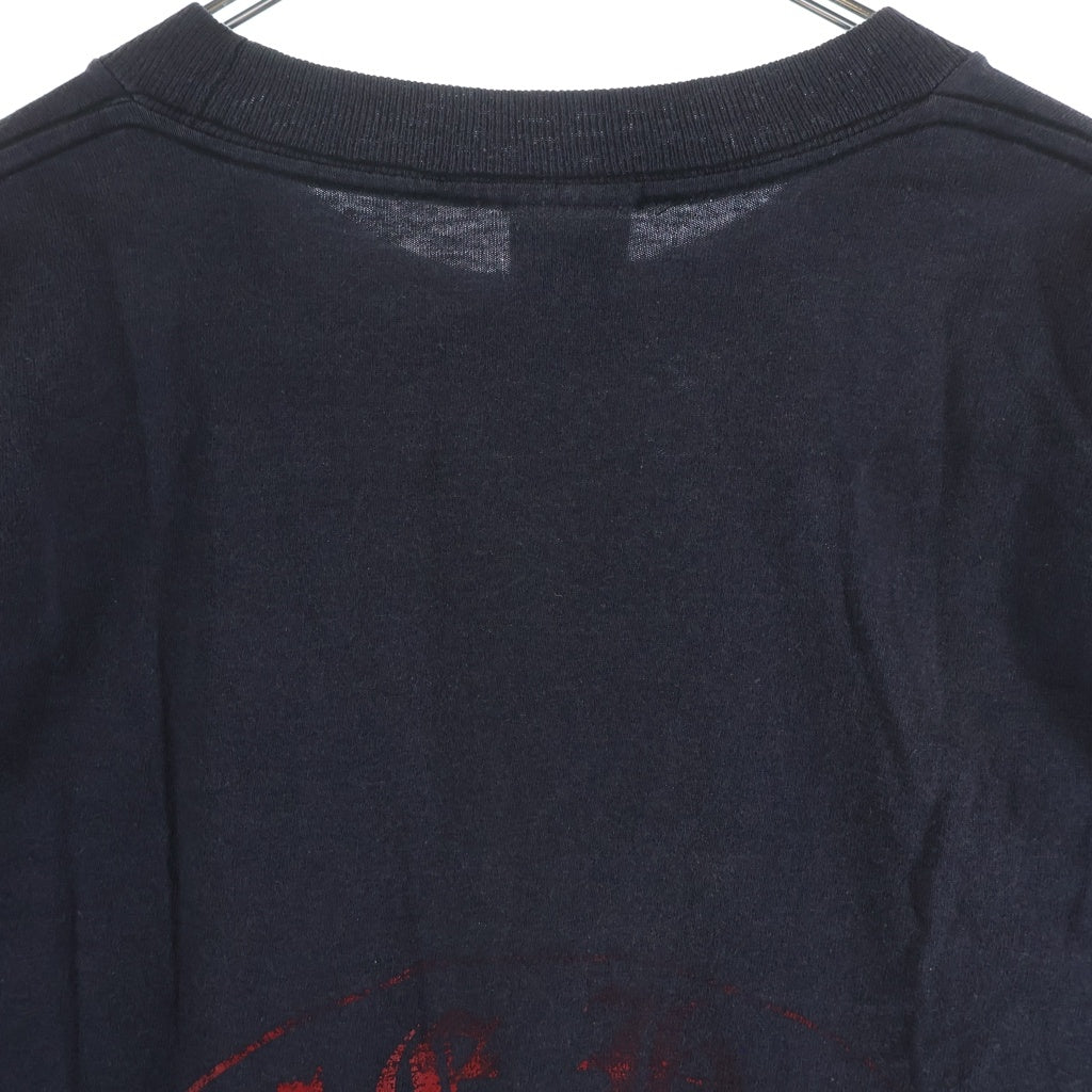 CHROME HEARTS(クロムハーツ) OLD オールド袖フローラル ホースシュープリント 長袖Tシャツカットソー ブラック/レッド