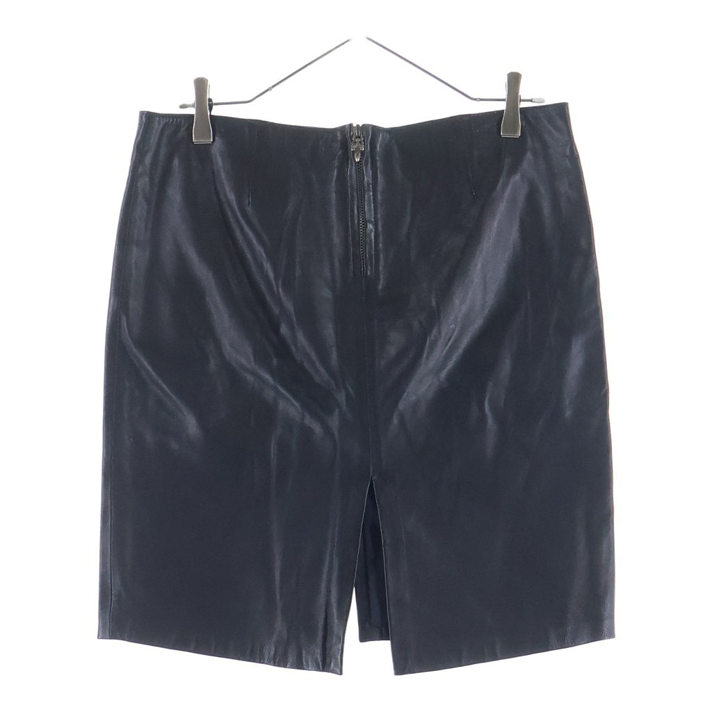 CHROME HEARTS(クロムハーツ) クロスパッチ付き クロスボールレザーショートパンツ ブラック ‐
