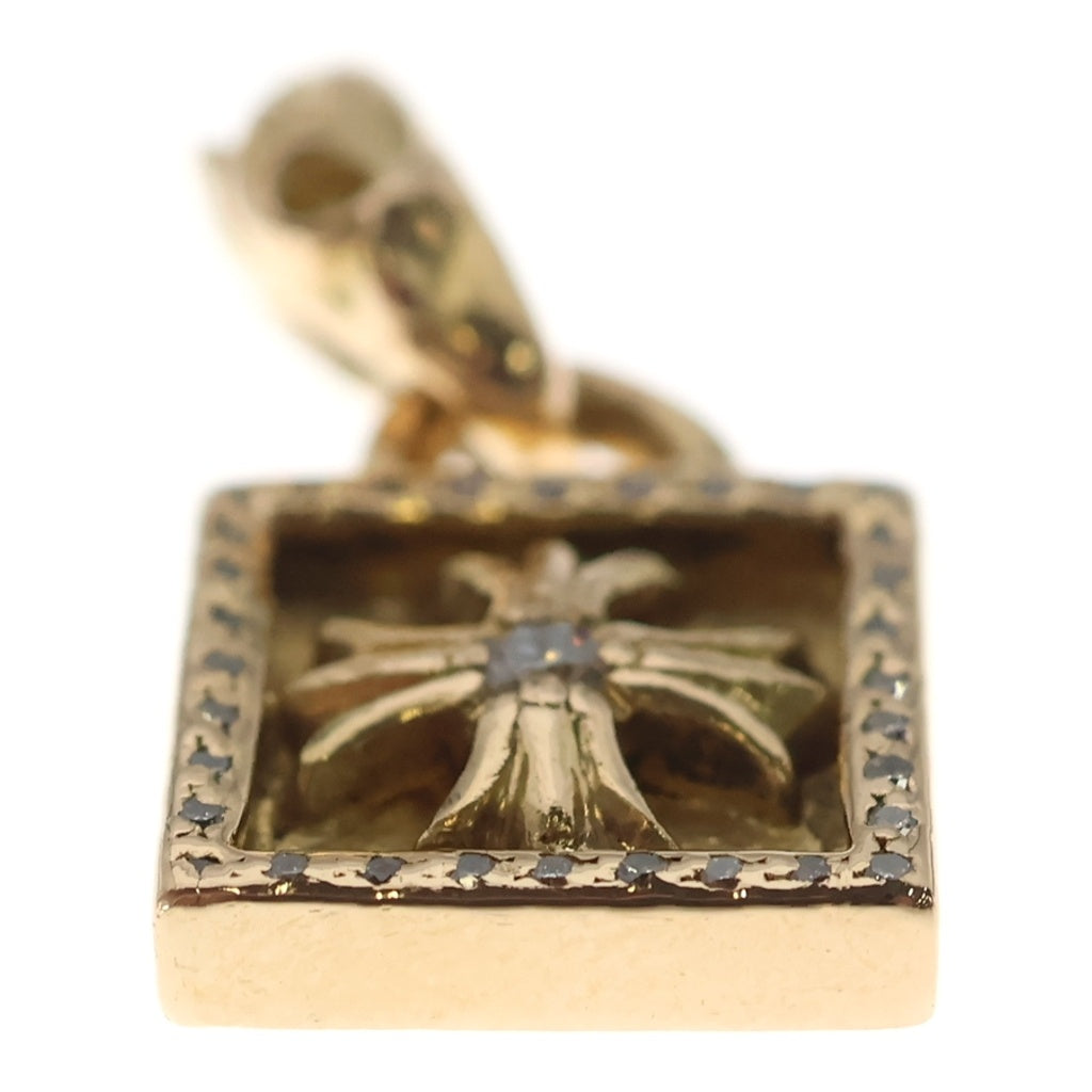 CHROME HEARTS(クロムハーツ) 22K FRAMED CH PLUS P DIA フレームドCHプラス PAVEダイヤ ペンダントトップ ゴールド ‐