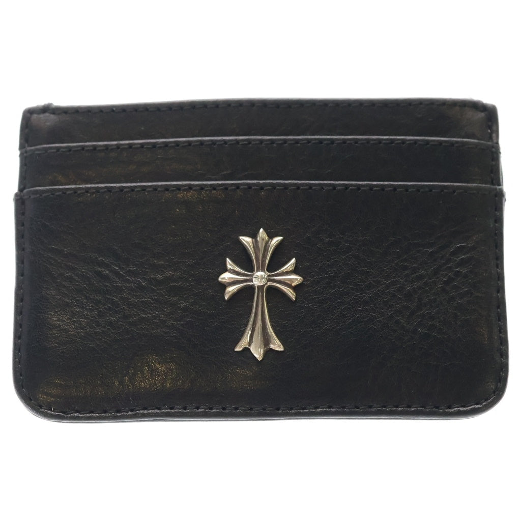 CHROME HEARTS(クロムハーツ) DOUBLE SIDE ダブルサイド タイニーCH装飾レザーカードケース
