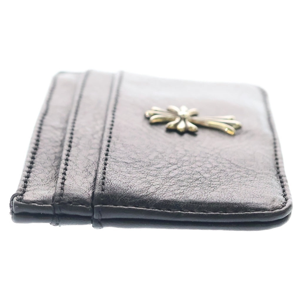 CHROME HEARTS(クロムハーツ) DOUBLE SIDE ダブルサイド タイニーCH装飾レザーカードケース