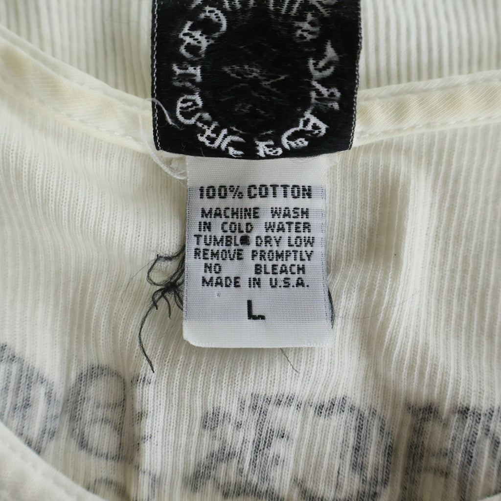 CHROME HEARTS(クロムハーツ) RIB TANK 英字プリントタンクトップ ホワイト ‐