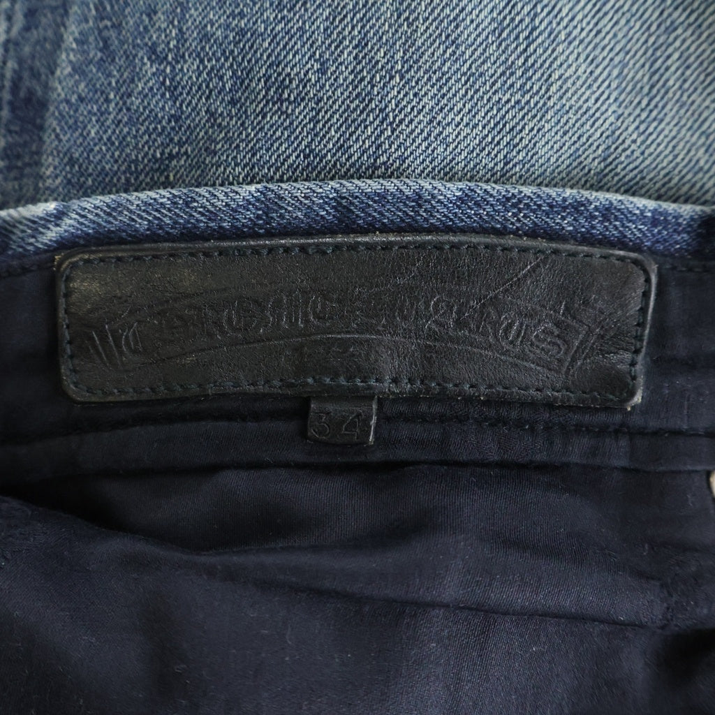 CHROME HEARTS(クロムハーツ) OLD 5POCKET STRAIGHT DENIM PANTS デニムストレートパンツ 5ポケット インディゴ ‐