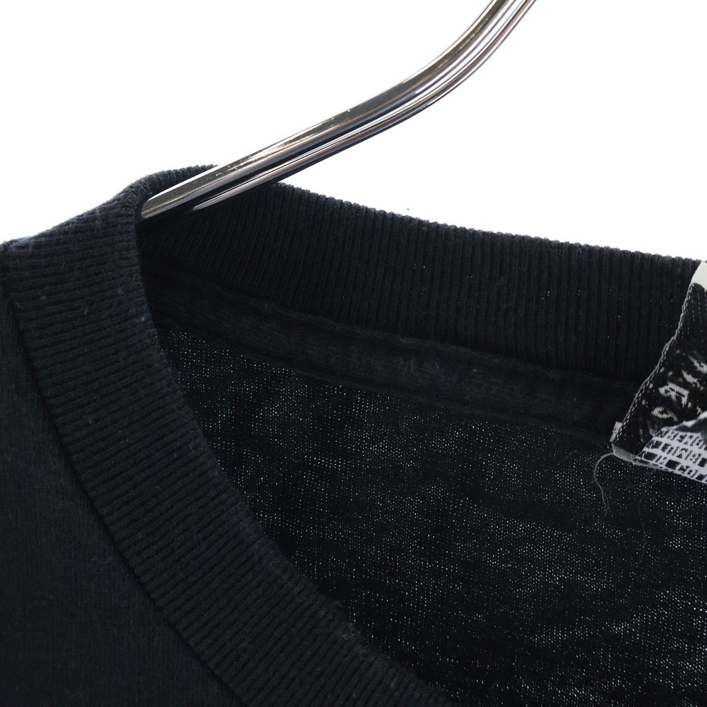 CHROME HEARTS(クロムハーツ) OLD CH L S 1 ホースシュープリントロングスリーブTシャツ クルーネック長袖Tシャツ カットソー ブラック