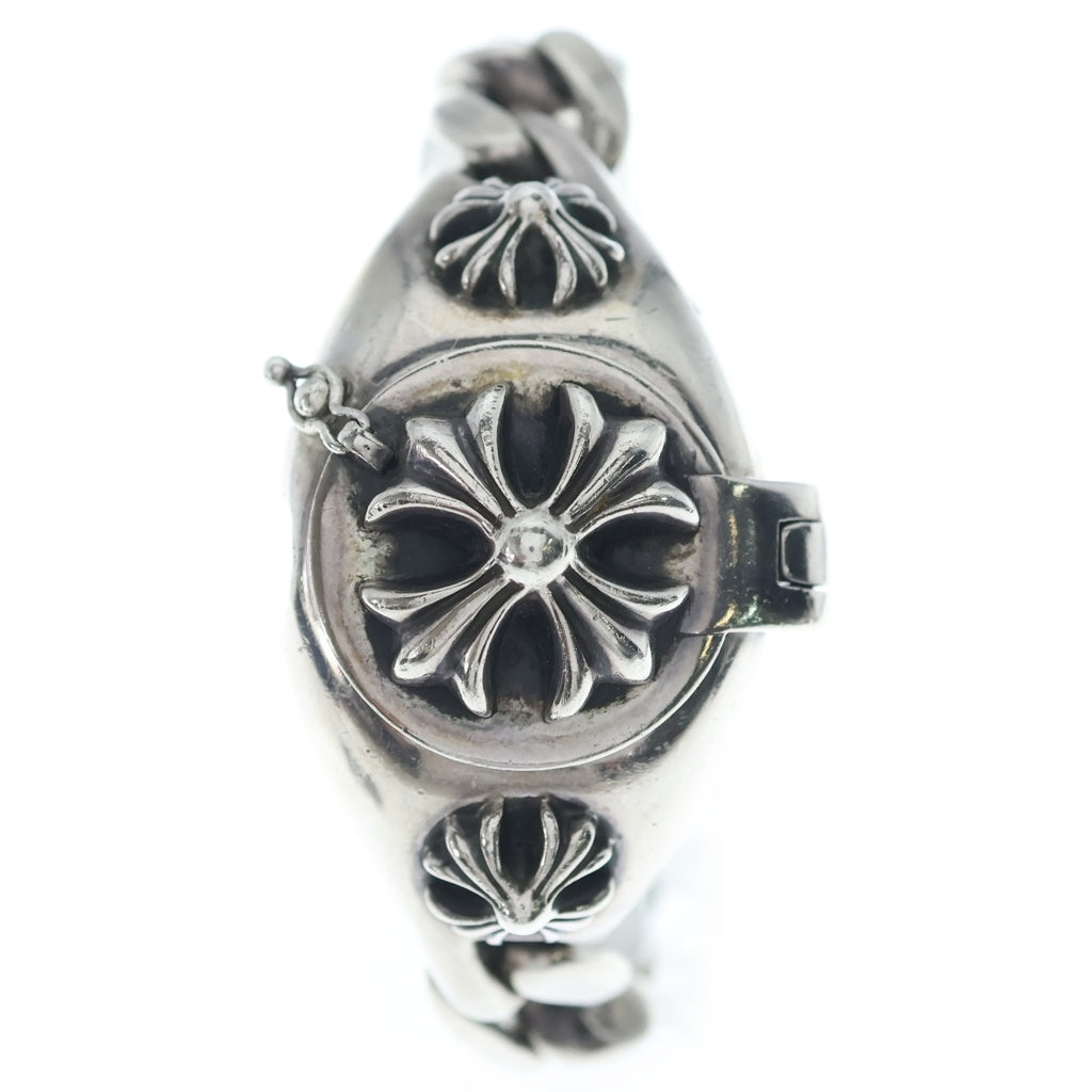 CHROME HEARTS(クロムハーツ) ×ロレックス ROLEX OYSTER PERPETUAL DATEJUST クラシックリンククリップウォッチケース腕時計 シルバー/イエロー -