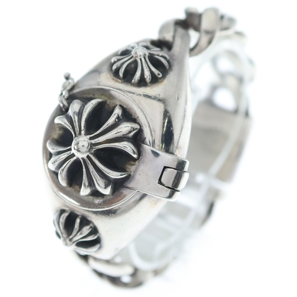 CHROME HEARTS(クロムハーツ) ×ロレックス ROLEX OYSTER PERPETUAL DATEJUST クラシックリンククリップウォッチケース腕時計 シルバー/イエロー -