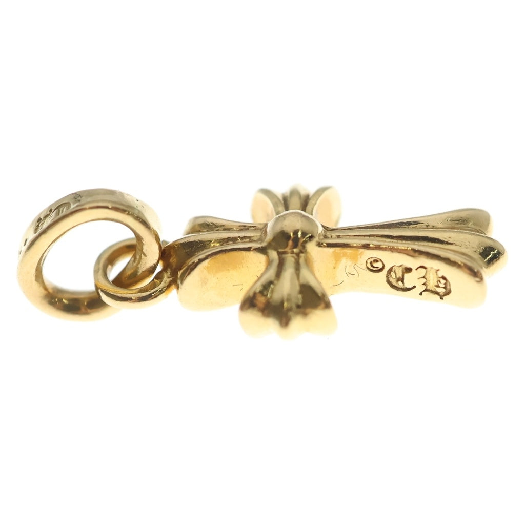 CHROME HEARTS(クロムハーツ) 22K CRS BBYFAT P DIA ベイビーファットクロス PAVEダイヤ ペンダントトップ ゴールド ‐